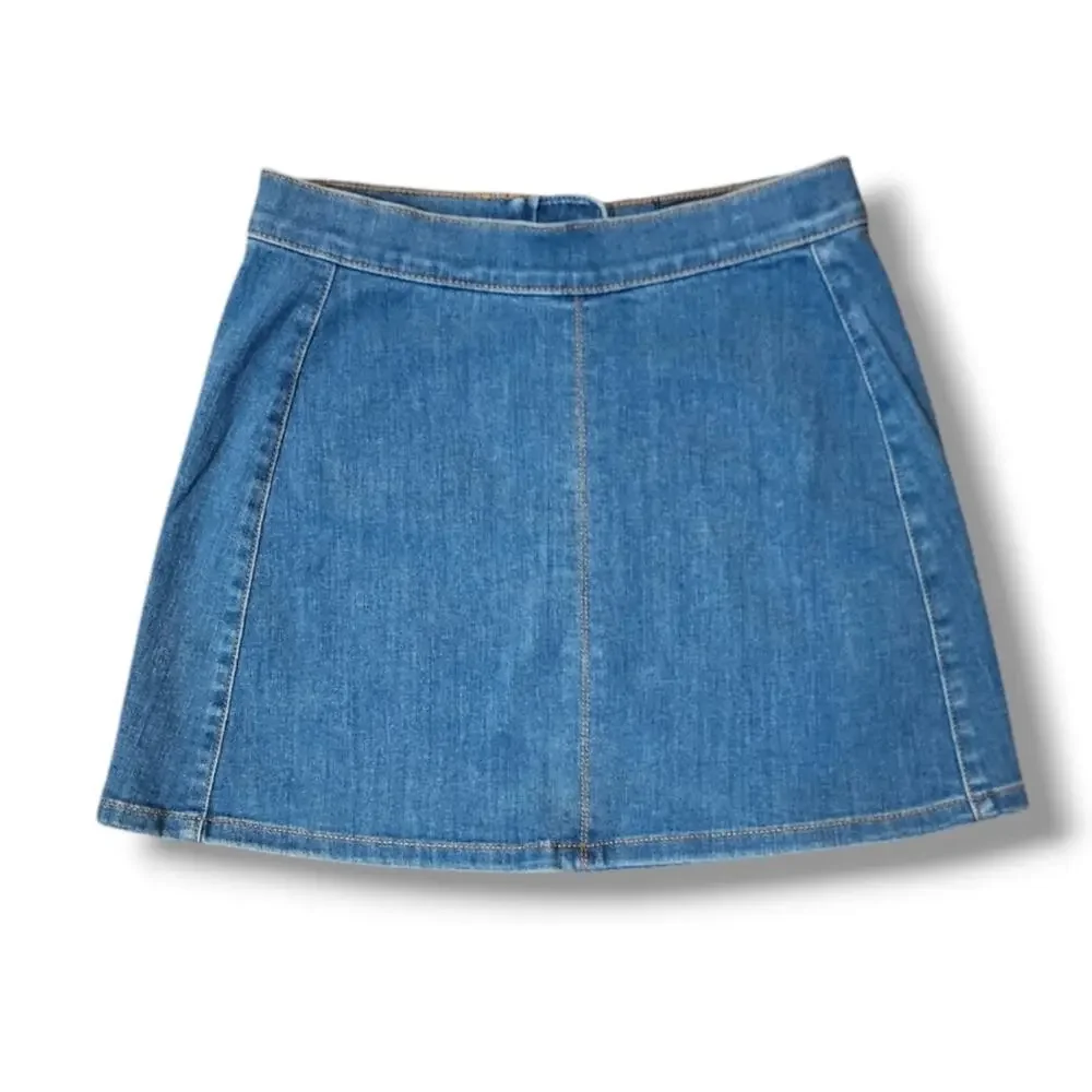Express Jeans Denim Mini Skirt